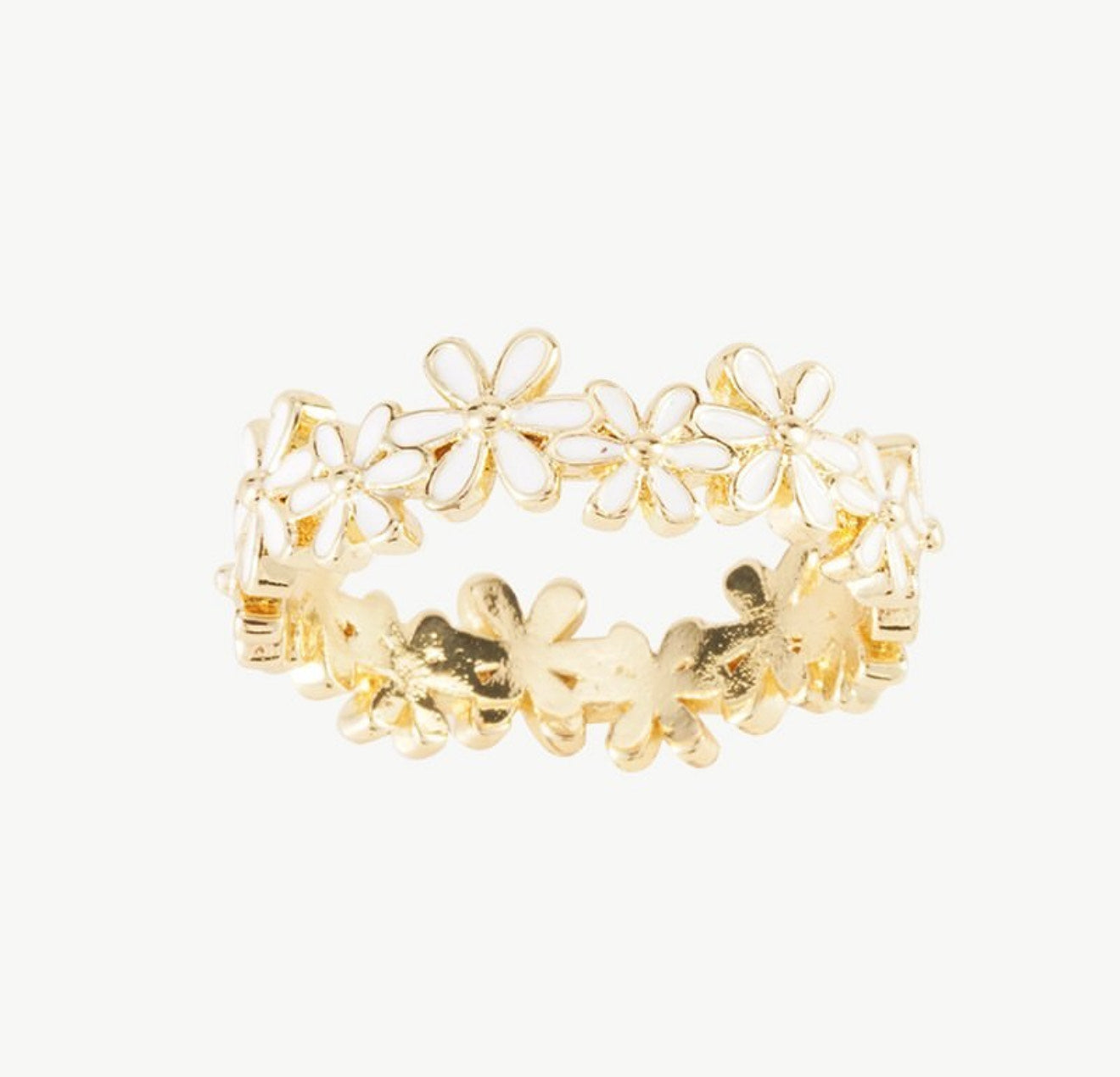 Anillos Margarita Blanca
