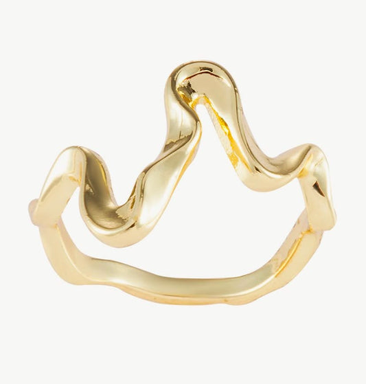 Anillo con forma oro viejo